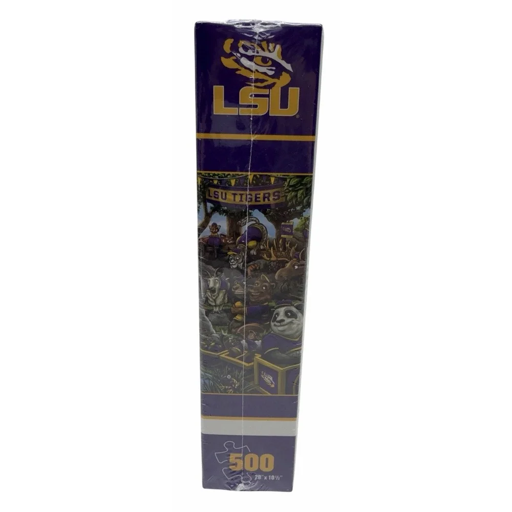 LSU Tigers Game Day at The Zoo 500 Piece Puzzle NEW Sealed NCAA YouTheFan‎